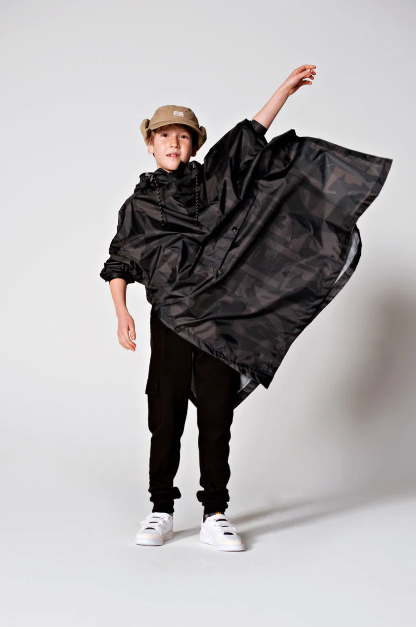 Rainkiss Regenponcho Back to Black