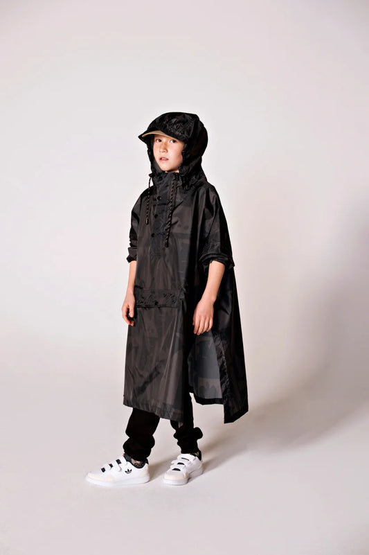 Rainkiss Regenponcho Back to Black