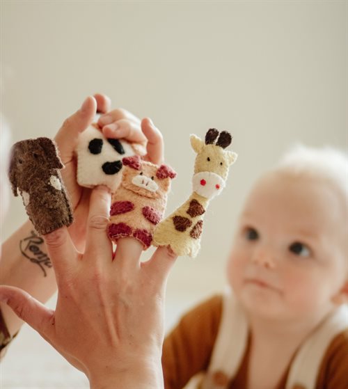 Gamcha Filzfingerpuppen Tiere