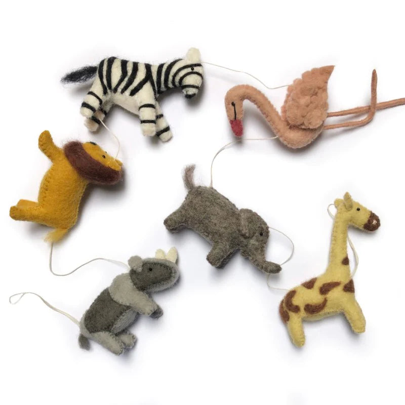 Gamcha Filzgirlande Safari