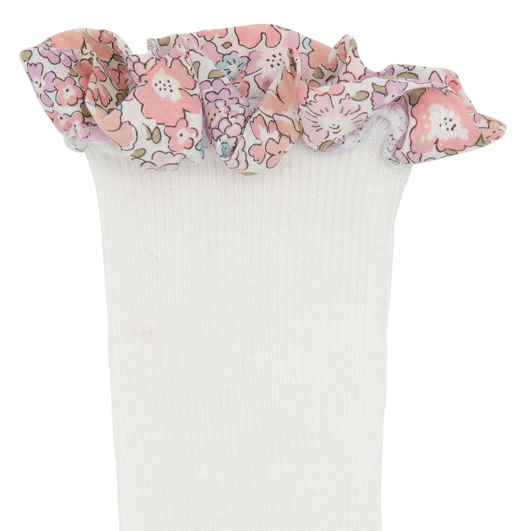 GoBabyGo Rutschfeste Socken Bambus Off White x Liberty