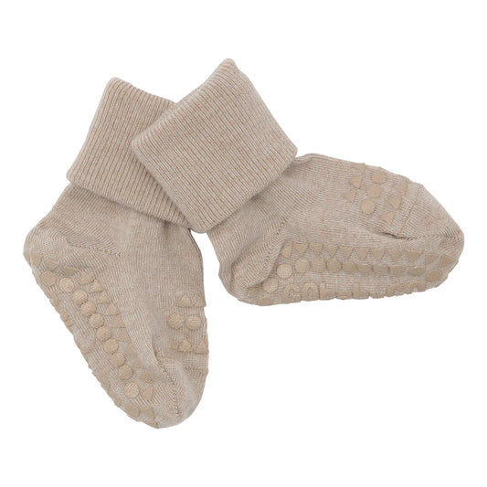 GoBabyGo Rutschfeste Socken aus Wool Sand