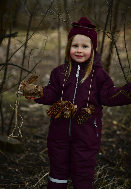 Mikk-Line - Schneeanzug Junior weinrot