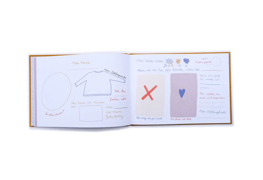 Gretas Schwester Meine Freunde rosa, Freundebuch