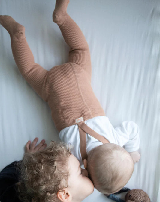 Silly Silas Strumpfhose aus Baumwolle (GOTS) light brown