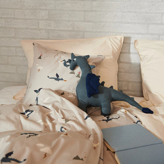 Liewood Asher Drache, whale blue mix Kuscheltier