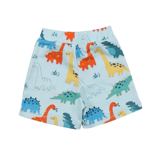 Walkiddy Baby Dinosaurier Shorts hellblau