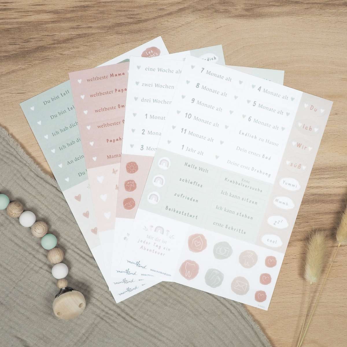 Mintkind Sticker Set "Baby" Wald
