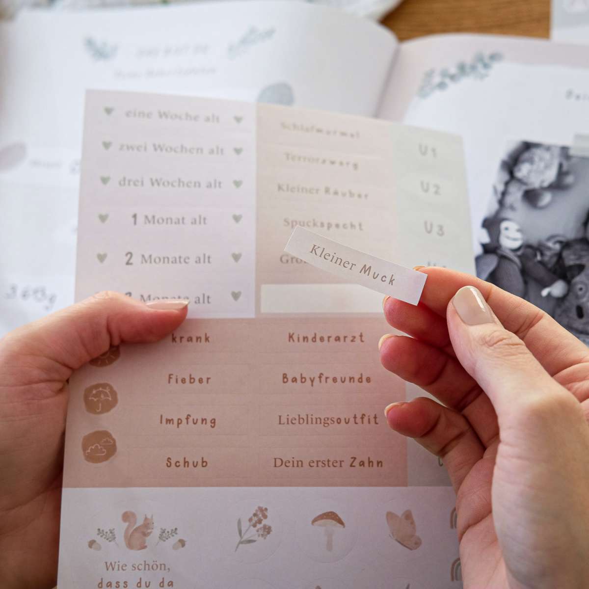 Mintkind Sticker Set "Baby" Wald