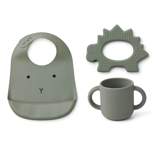 Liewood Carol Baby-Set Geschenkbox Faune Green Mix