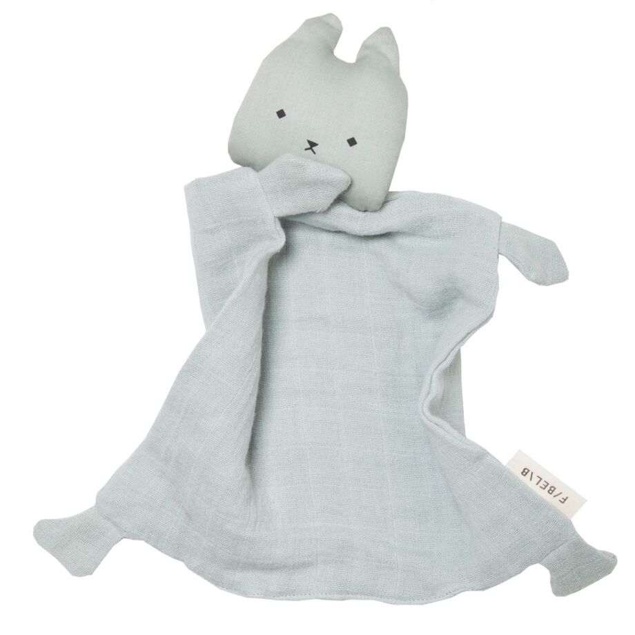 Fabelab Kuscheltuch Katze grau