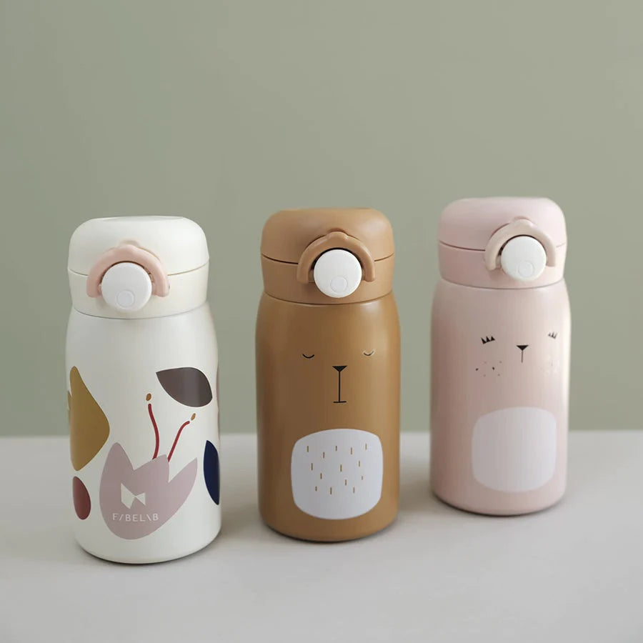 Fabelab Trinkflasche Bär ochre, 320ml