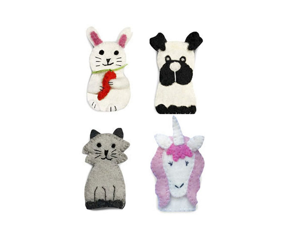 Gamcha Filzfingerpuppen Tiere