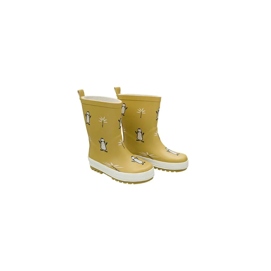 Fresk Gummistiefel Pinguin gelb Regenschuhe