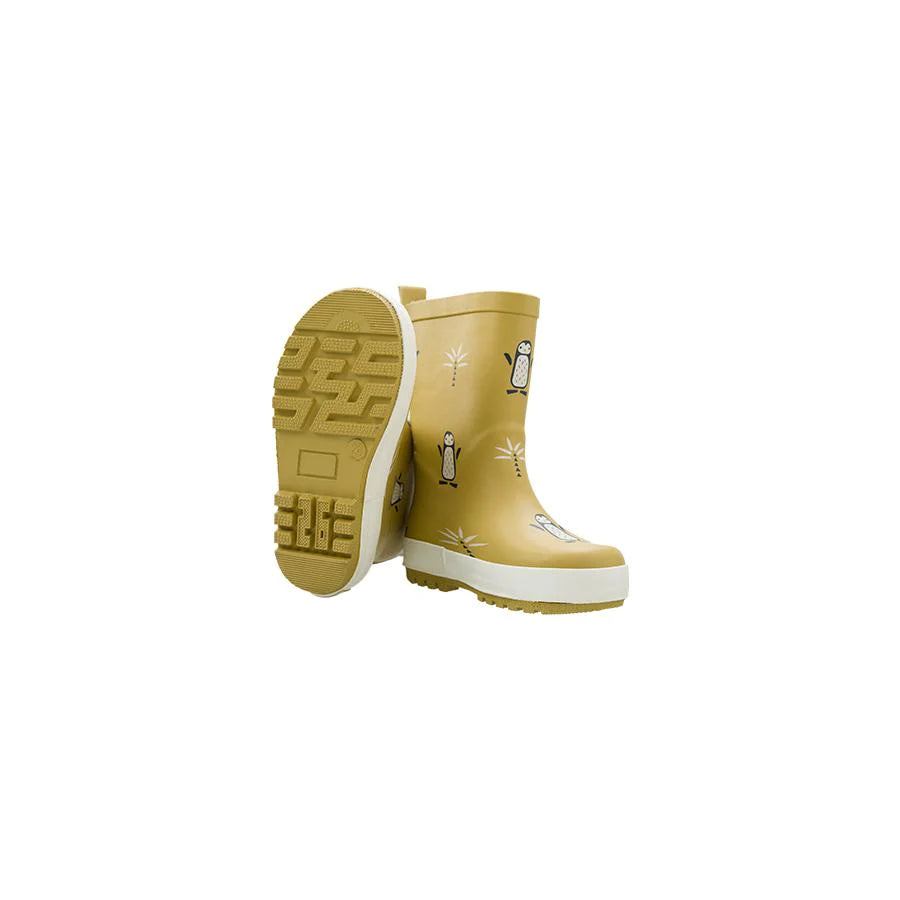 Fresk Gummistiefel Pinguin gelb Regenschuhe