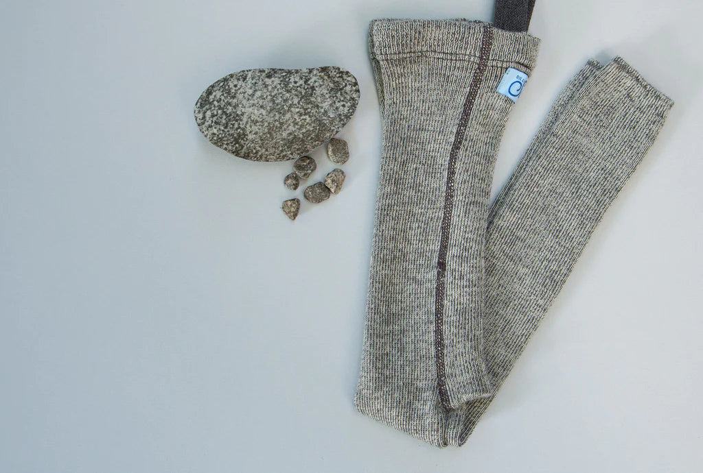 Silly Silas Leggings aus Merinowolle Granite Grey