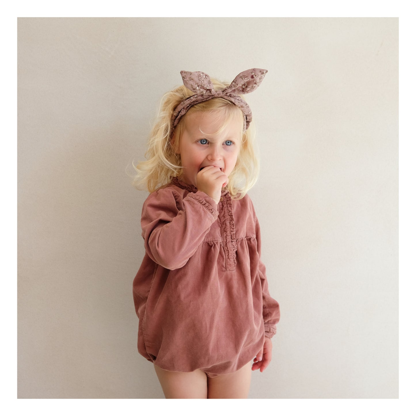 Mimi & Lula Haarreif mit Schleife und Blumenmuster rosa