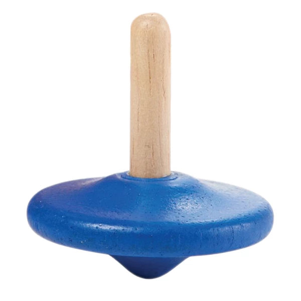 Plan Toys Holzkreisel blau