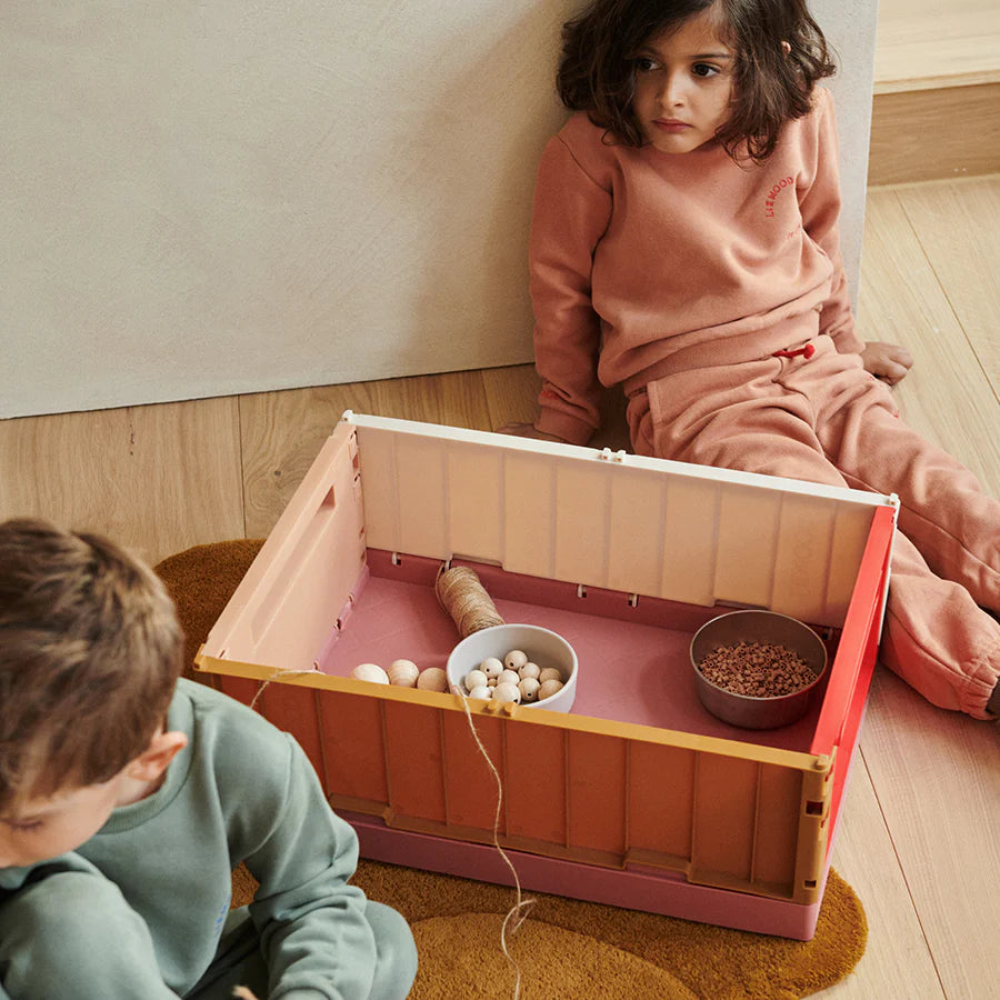 Liewood Weston Storage Box L Dusty Raspberry
