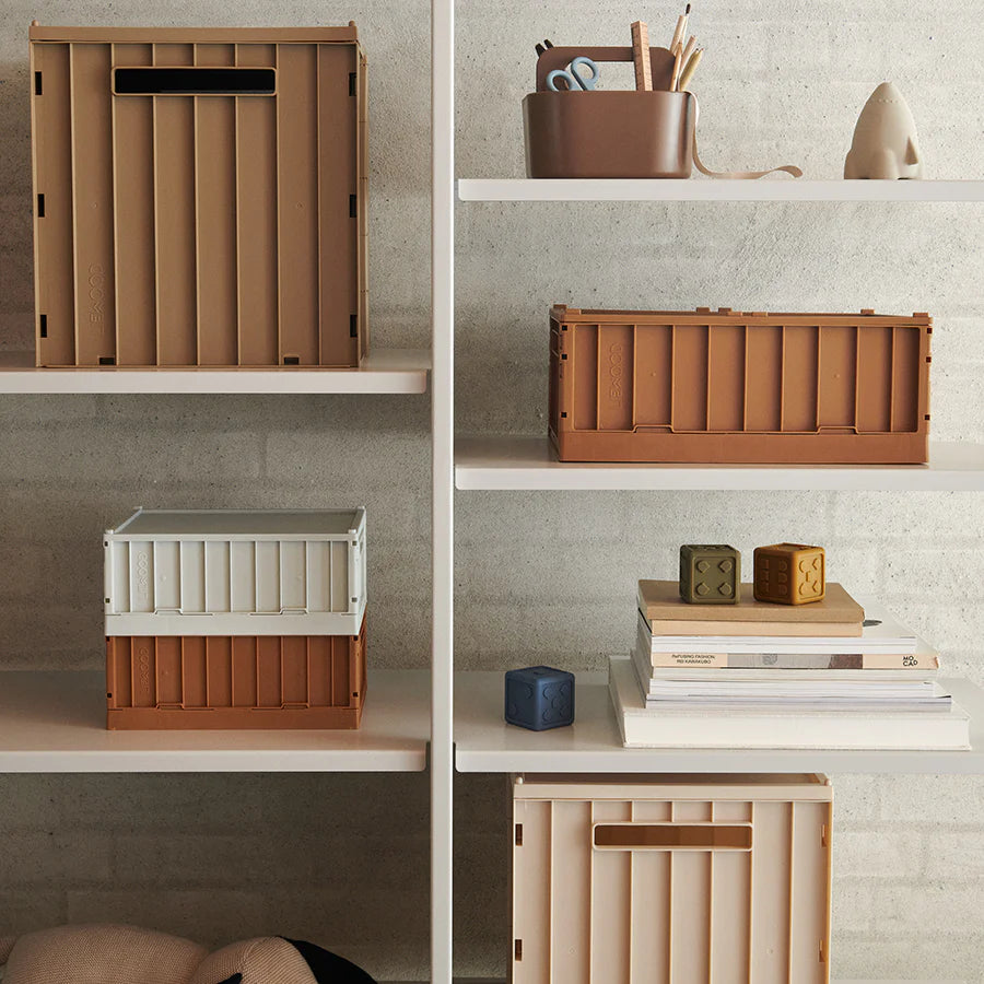 Liewood Weston Storage Box S mit Deckel 2-Pack golden caramel