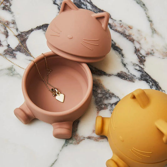 Liewood Margaret Schatzdose Katze Box dark rose