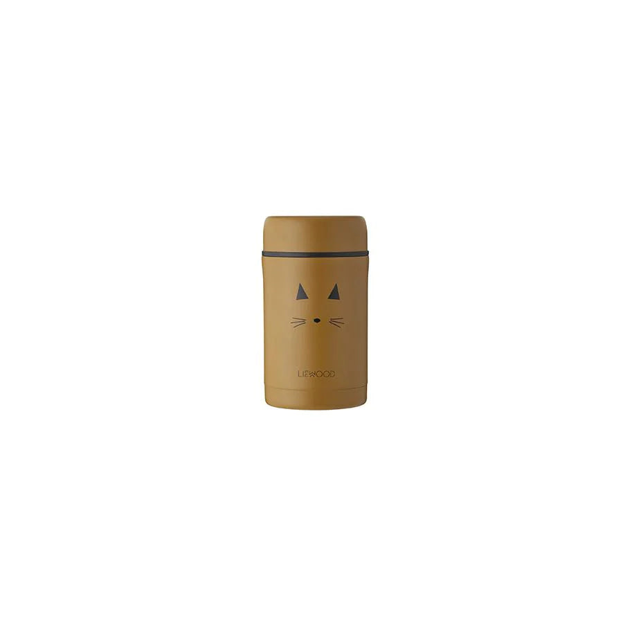 Liewood Nadja Thermo-Behälter Katze Mustard