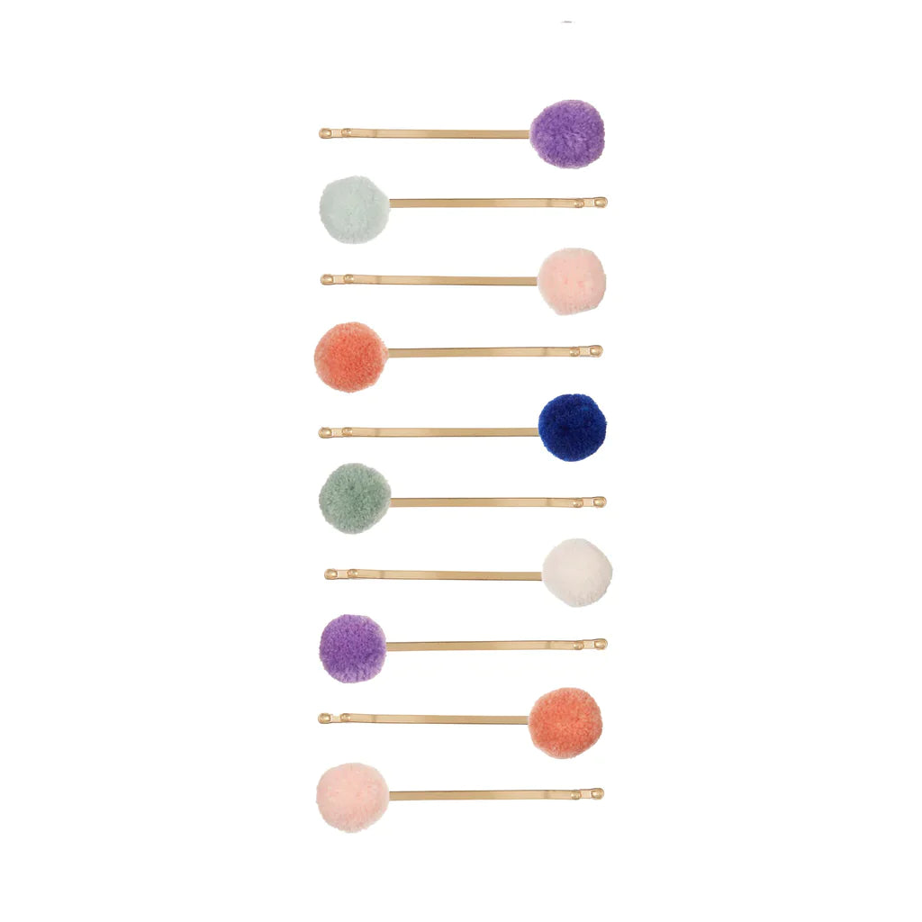 Mimi & Lula Marseille Mini Pom Pom Grips Haarspangen