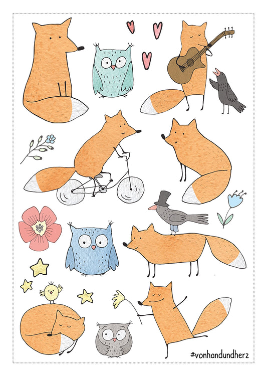 O'Shea Tattoos Tierische Kumpels 3 Bögen