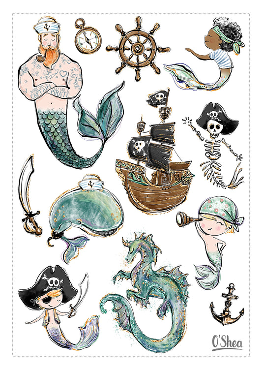 O'Shea Tattoos Planschende Bande 3 Bögen