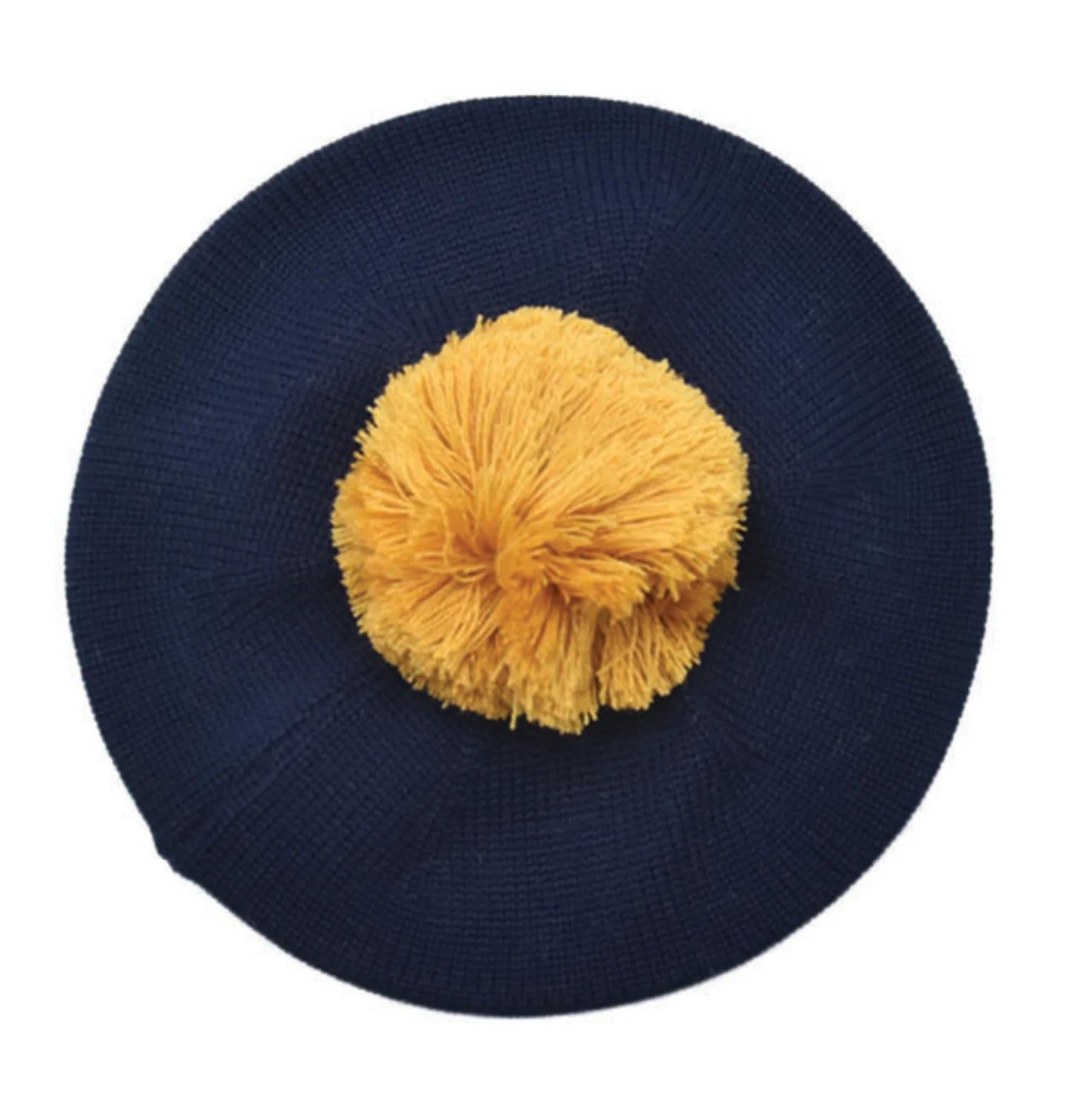 Lil' Boo Beret Baskenmütze Navy/Golden