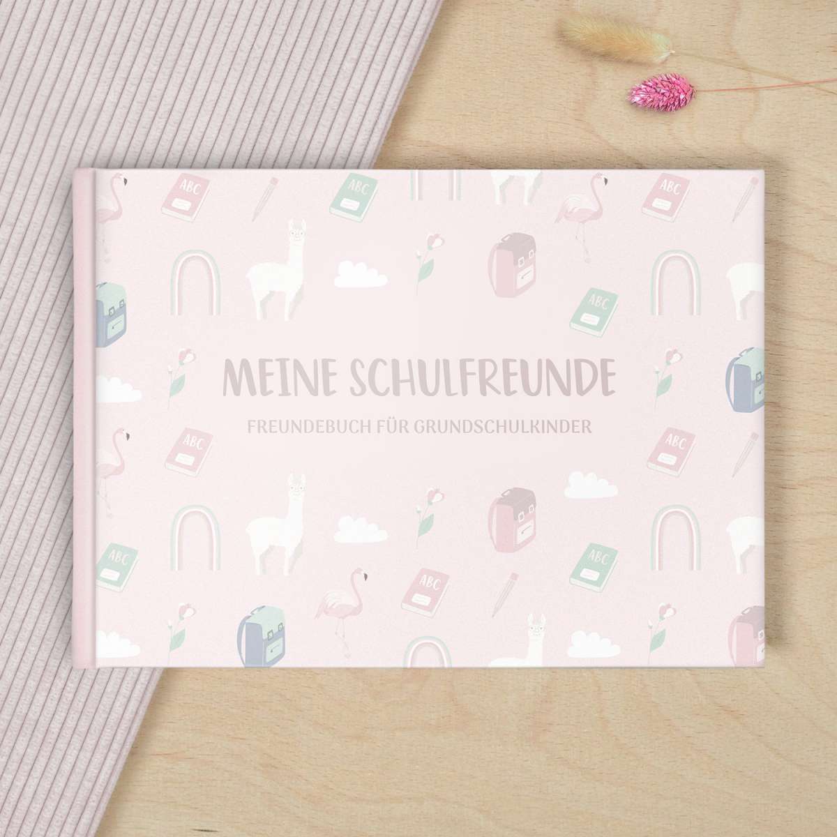 Mintkind Freundebuch für Grundschüler rosa