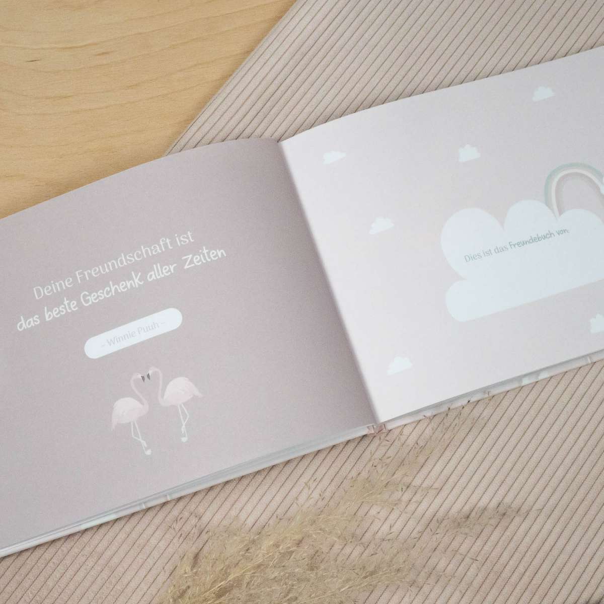 Mintkind Freundebuch für Grundschüler rosa