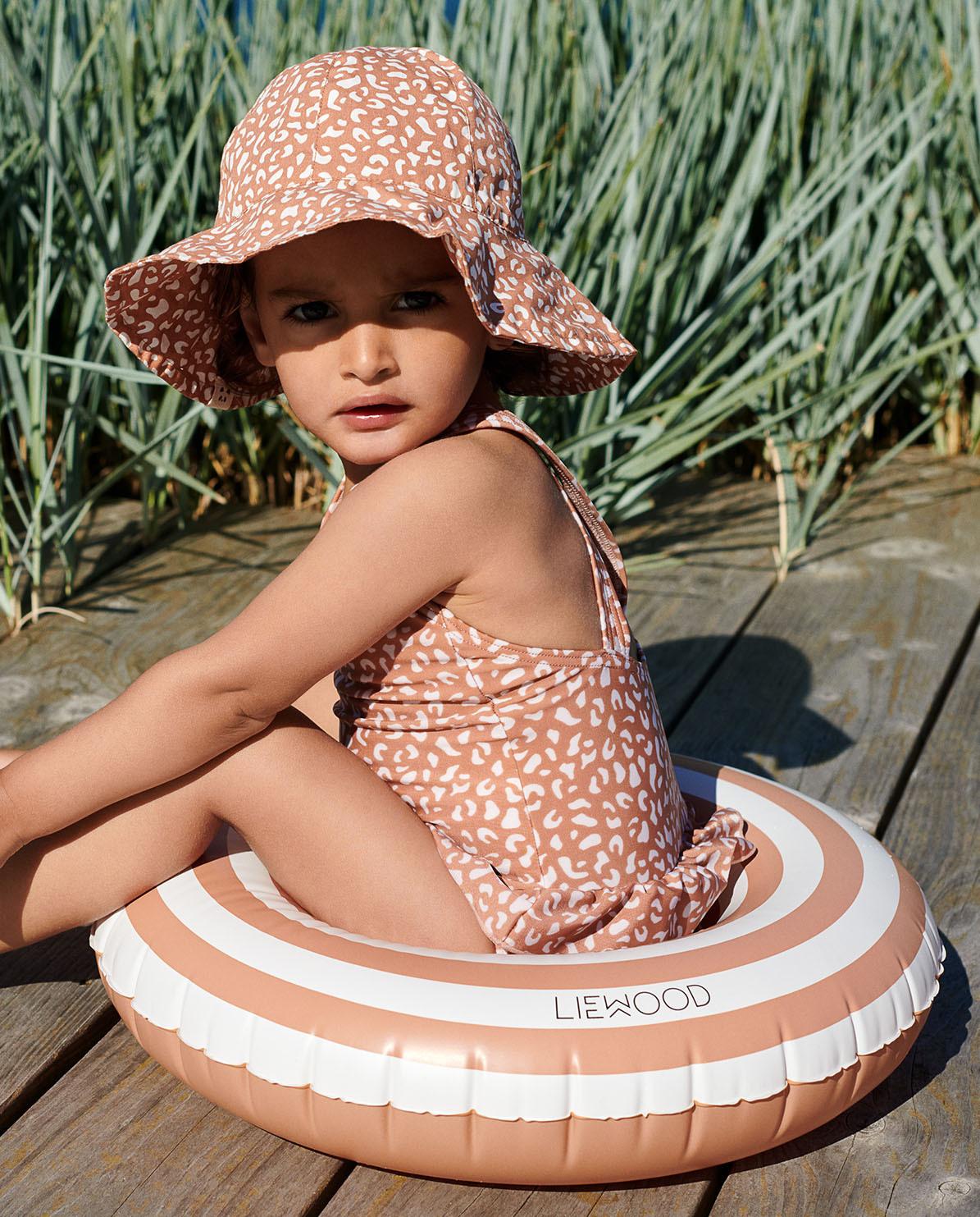 Liewood Baloo Schwimmring Stripe Tuscany rose creme de la creme
