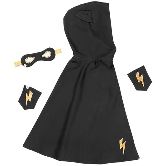 Fabelab Kostüm, Superheld/in, schwarz, 3-6 Jahre