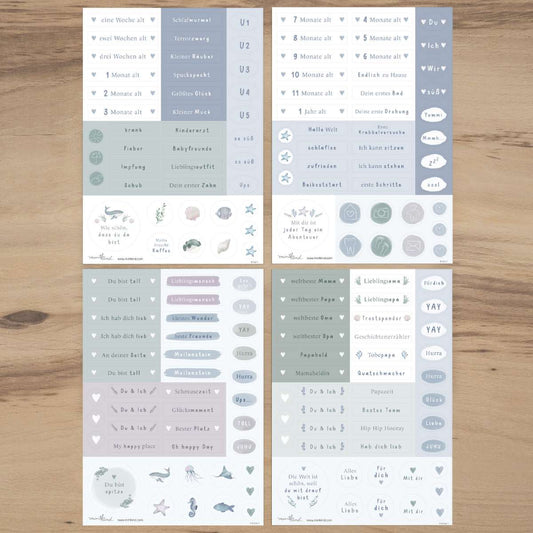 Mintkind Sticker Set "Baby" Wal