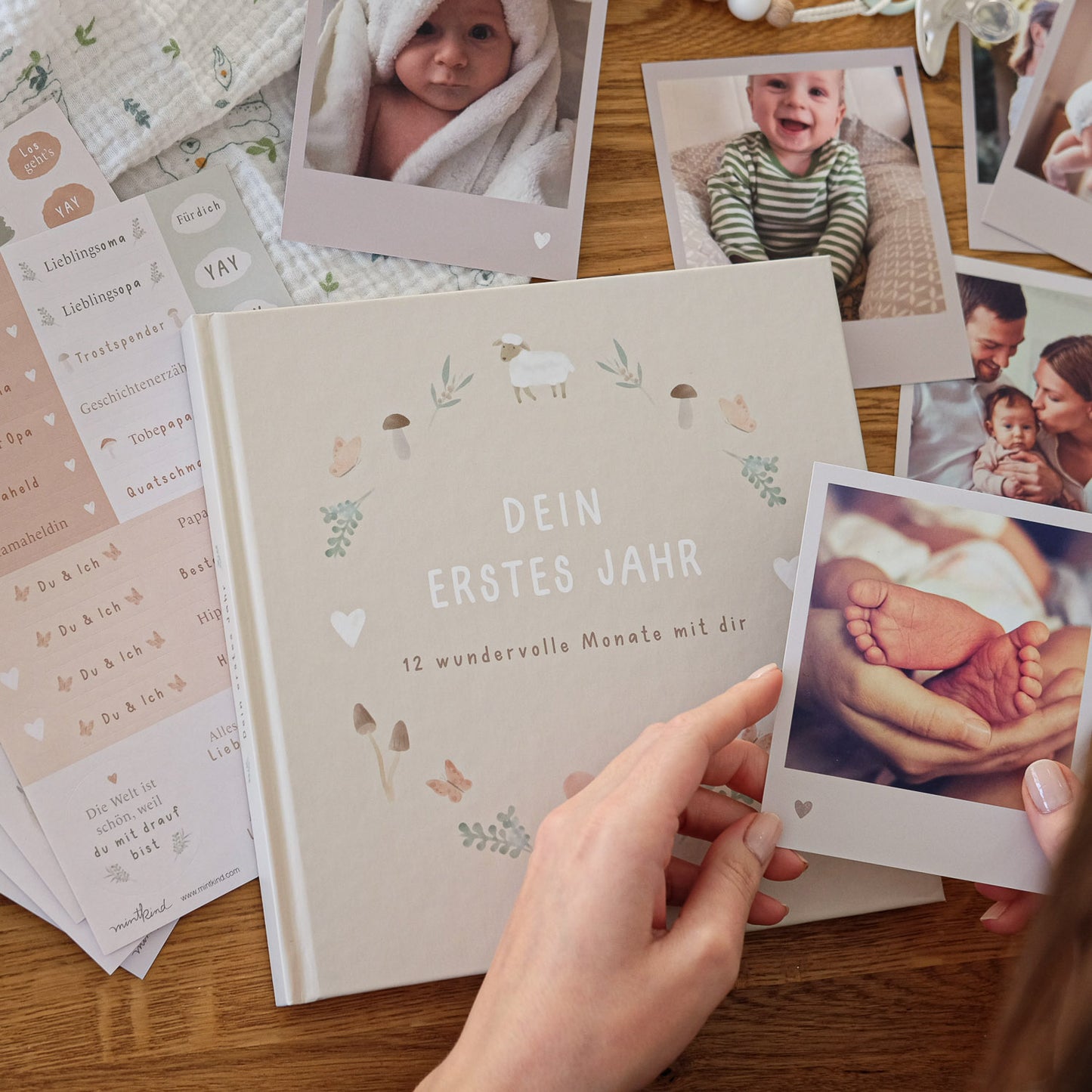 Mintkind Babytagebuch "Dein erstes Lebensjahr" Wald