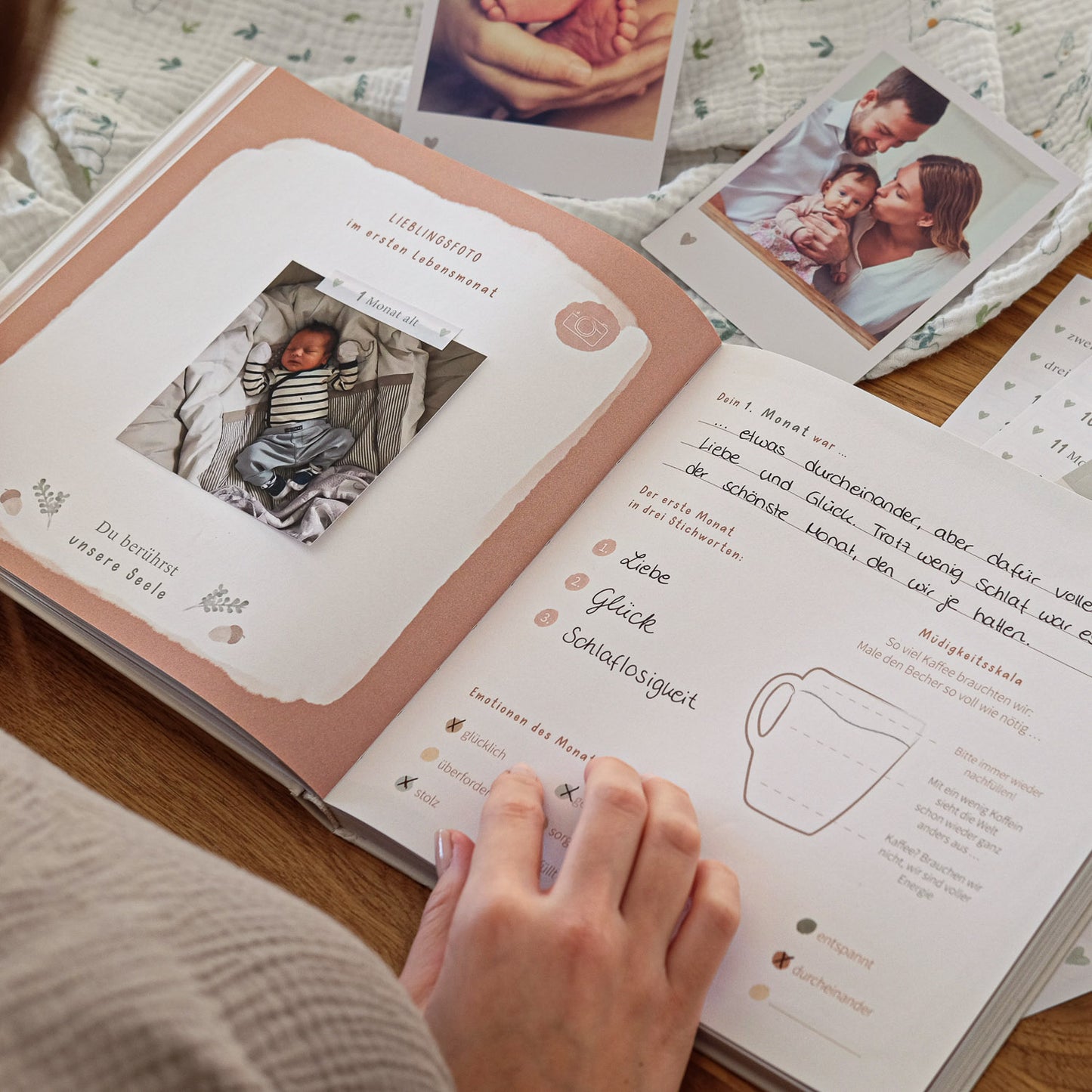 Mintkind Babytagebuch "Dein erstes Lebensjahr" Wald