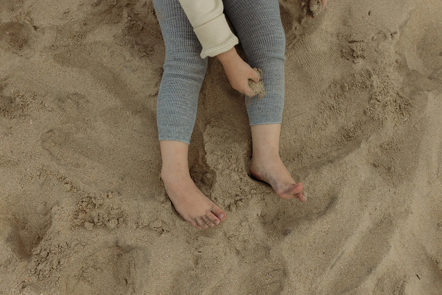 Silly Silas Leggings Marshmallow Sky