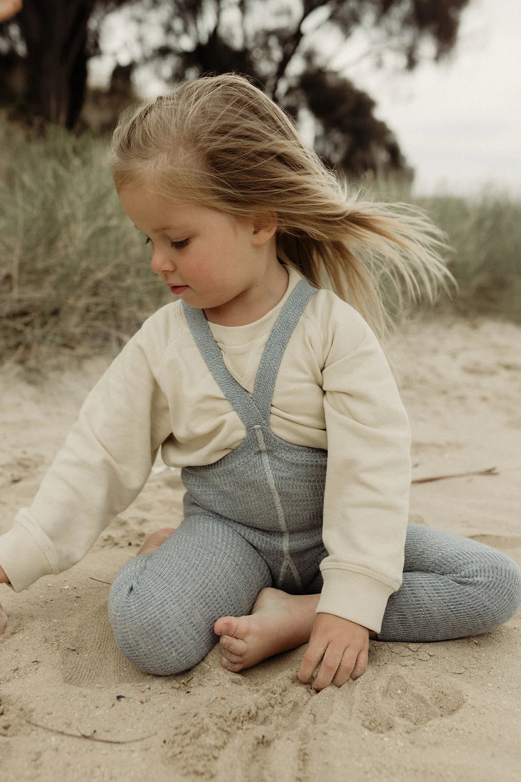 Silly Silas Leggings Marshmallow Sky