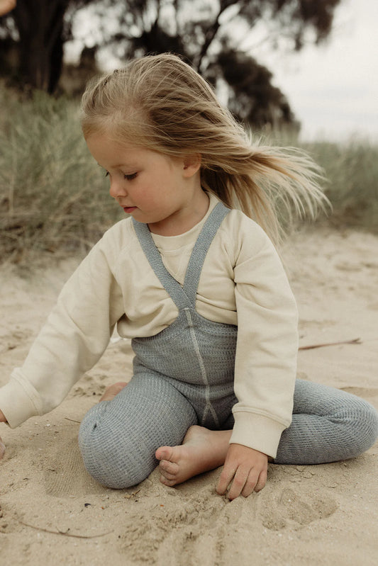 Silly Silas Leggings Marshmallow Sky