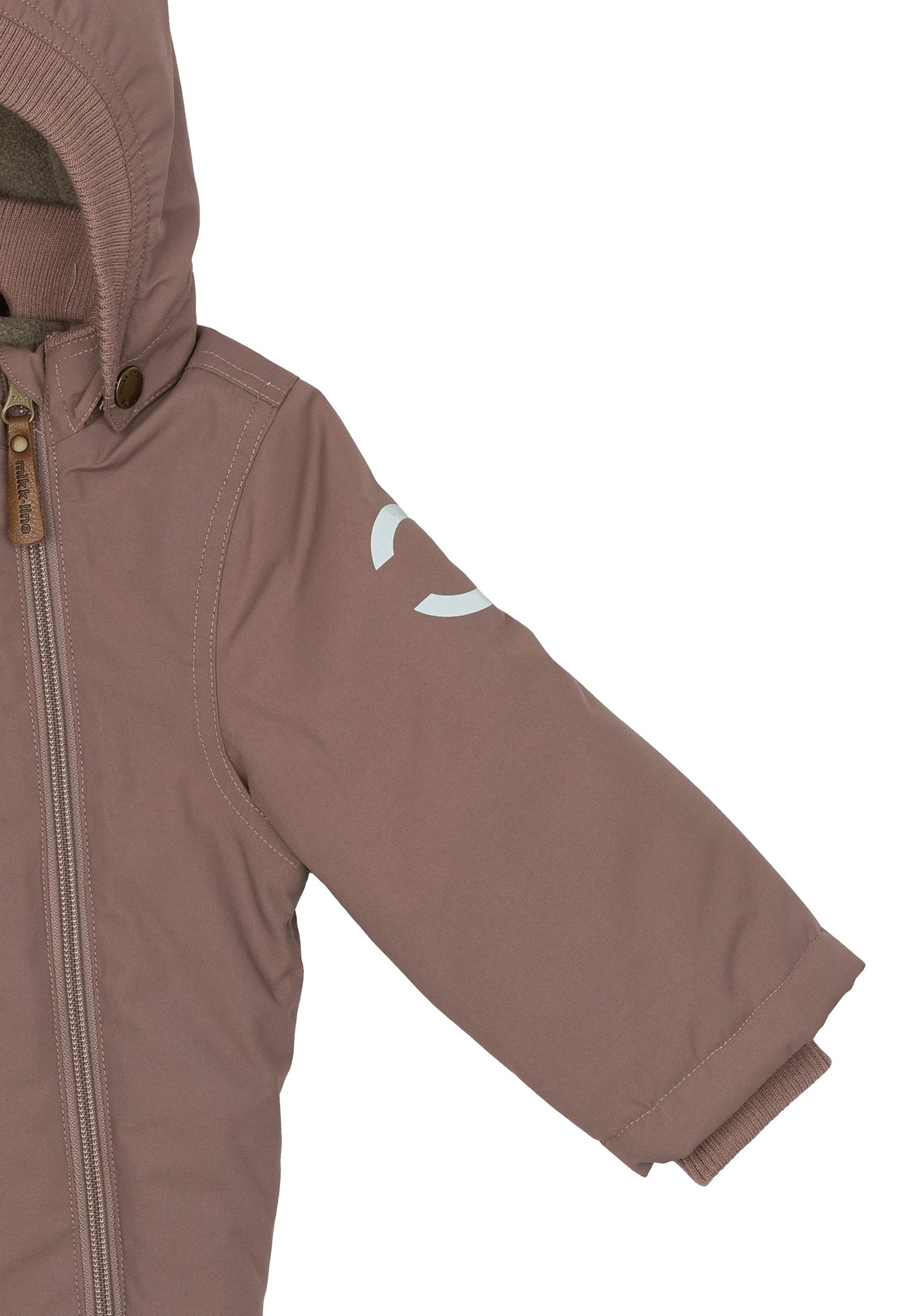 Mikk Line Nylon Baby-Jacke Solid, Twilight Mauve