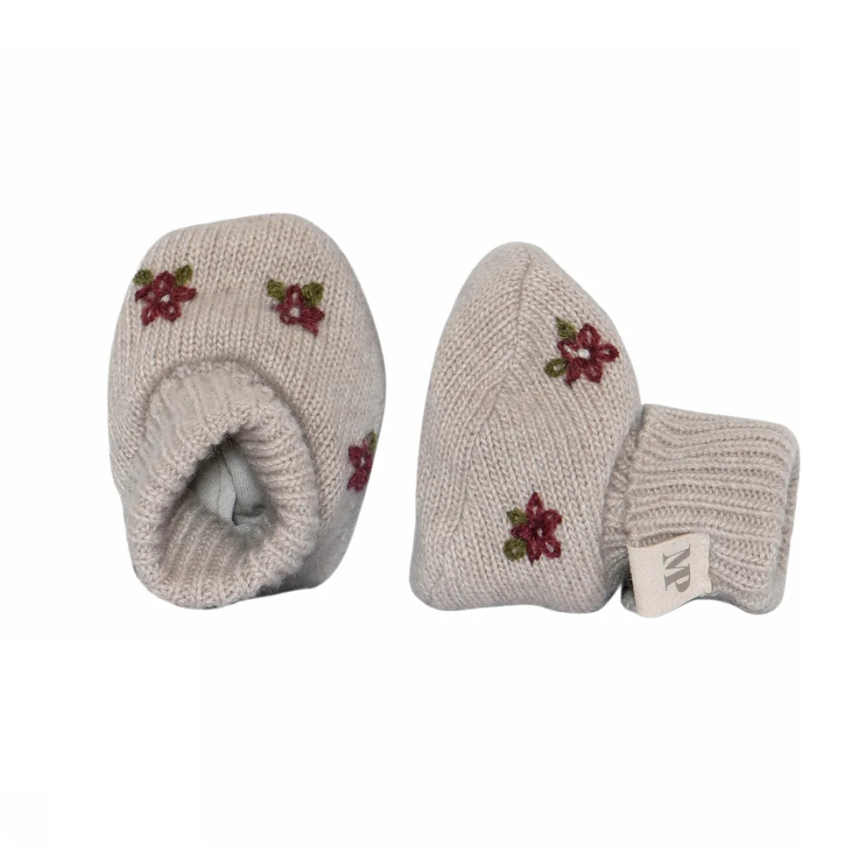 MP Denmark Helsinki Floral Slippers, beige melange, Hausschuhe, Babyschuhe