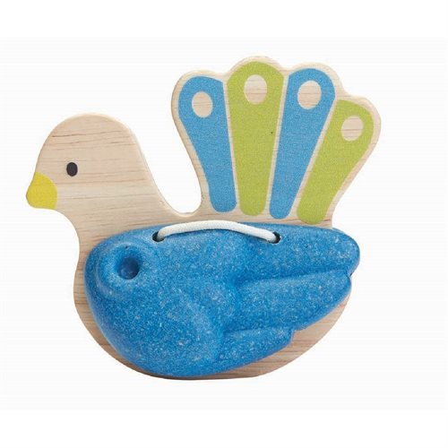 Plan Toys Vogelklapper Pfau Kastagnette