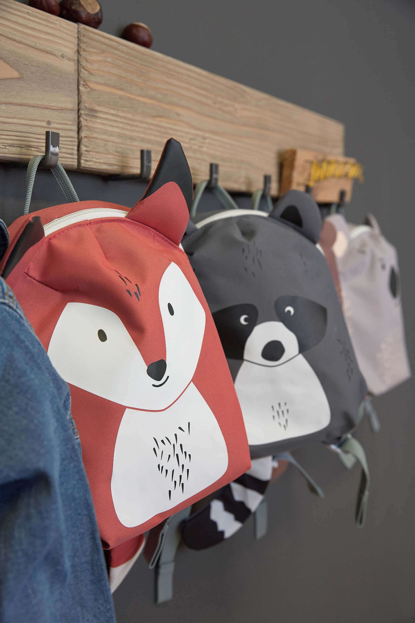 Lässig Rucksack, Tiny Backpack, Fuchs orange, Kindergartenrucksack