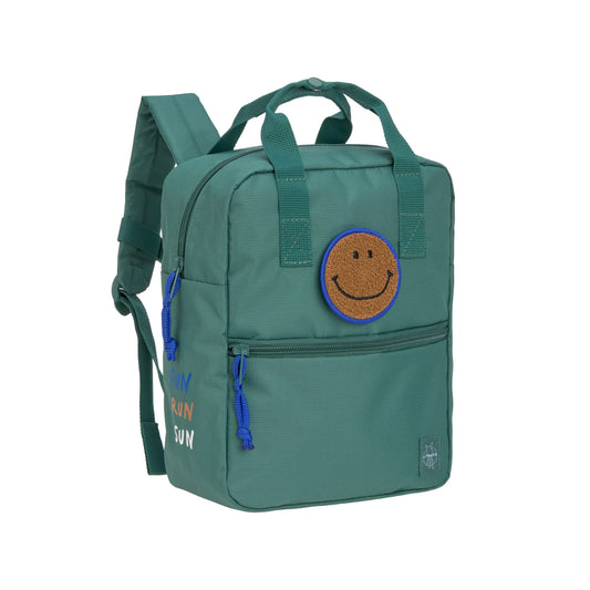 Lässig Rucksack, Mini Square Backpack, Little Gang, Smiley grün