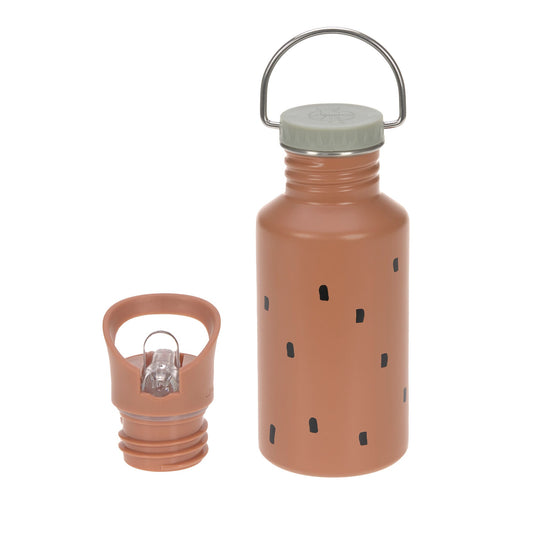 Lässig Edelstahl Trinkflasche Happy Prints, caramel 500ml