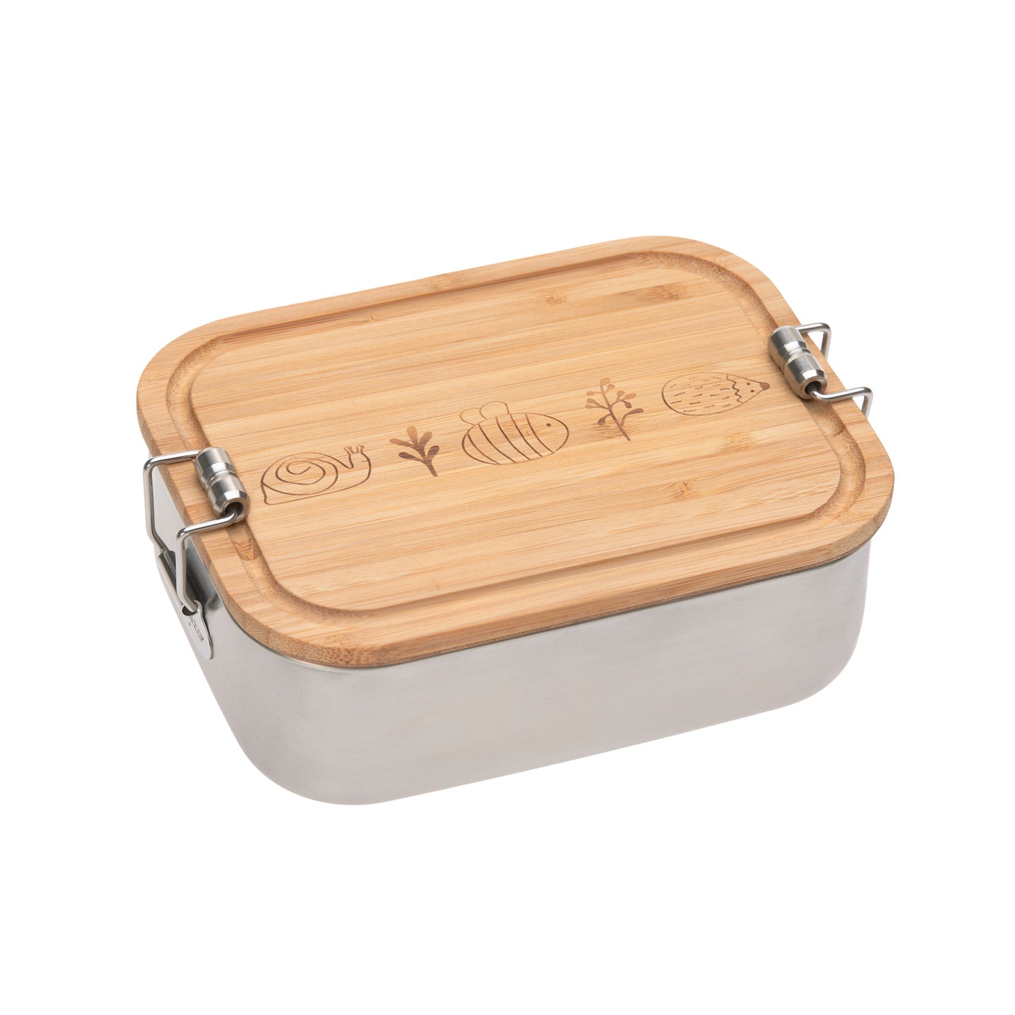 Lässig Brotdose Edelstahl Bamboo, Garden Explorer