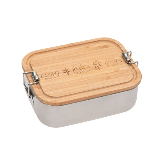 Lässig Brotdose Edelstahl Bamboo, Garden Explorer