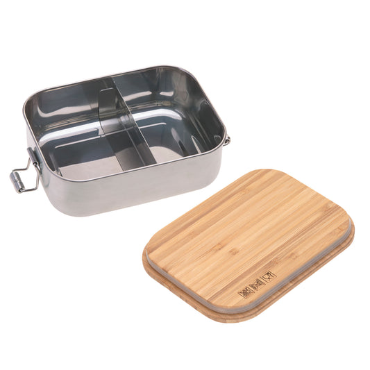 Lässig Brotdose Edelstahl Bamboo, Garden Explorer