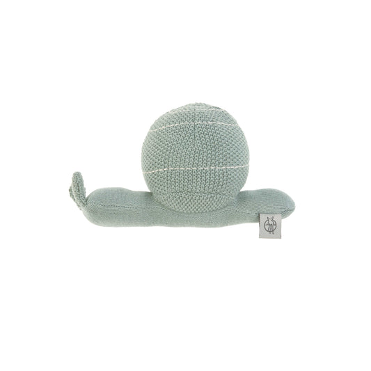 Lässig Rassel Schnecke Green
